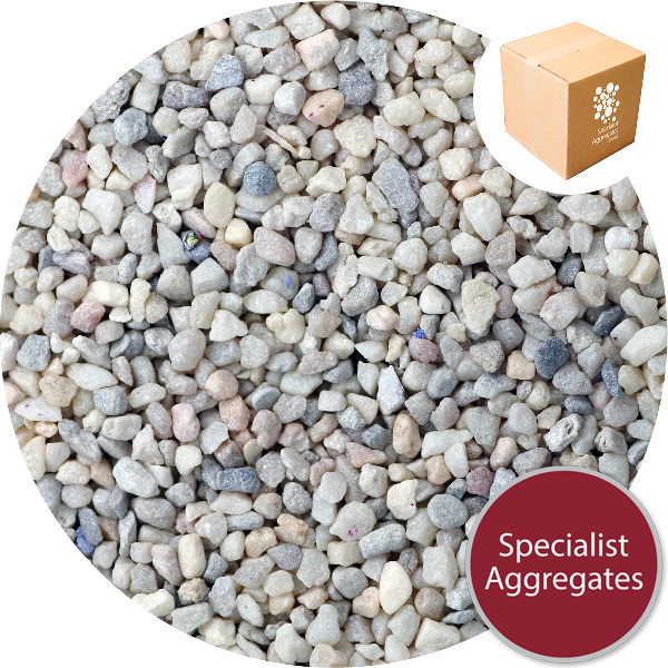 Rounded Gravel Nuggets - Floral White